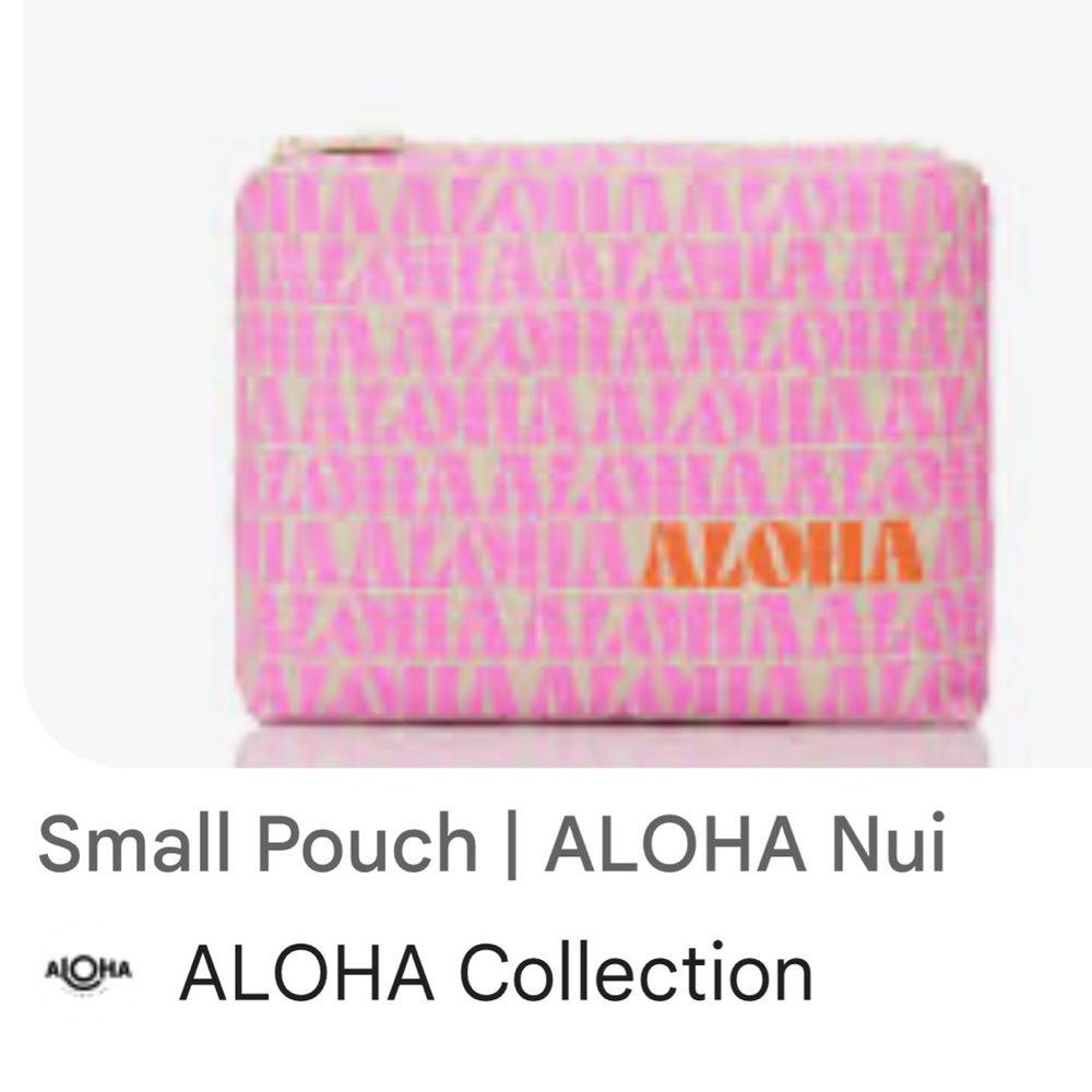 ALOHA Collection ALOHA Nui small pouch